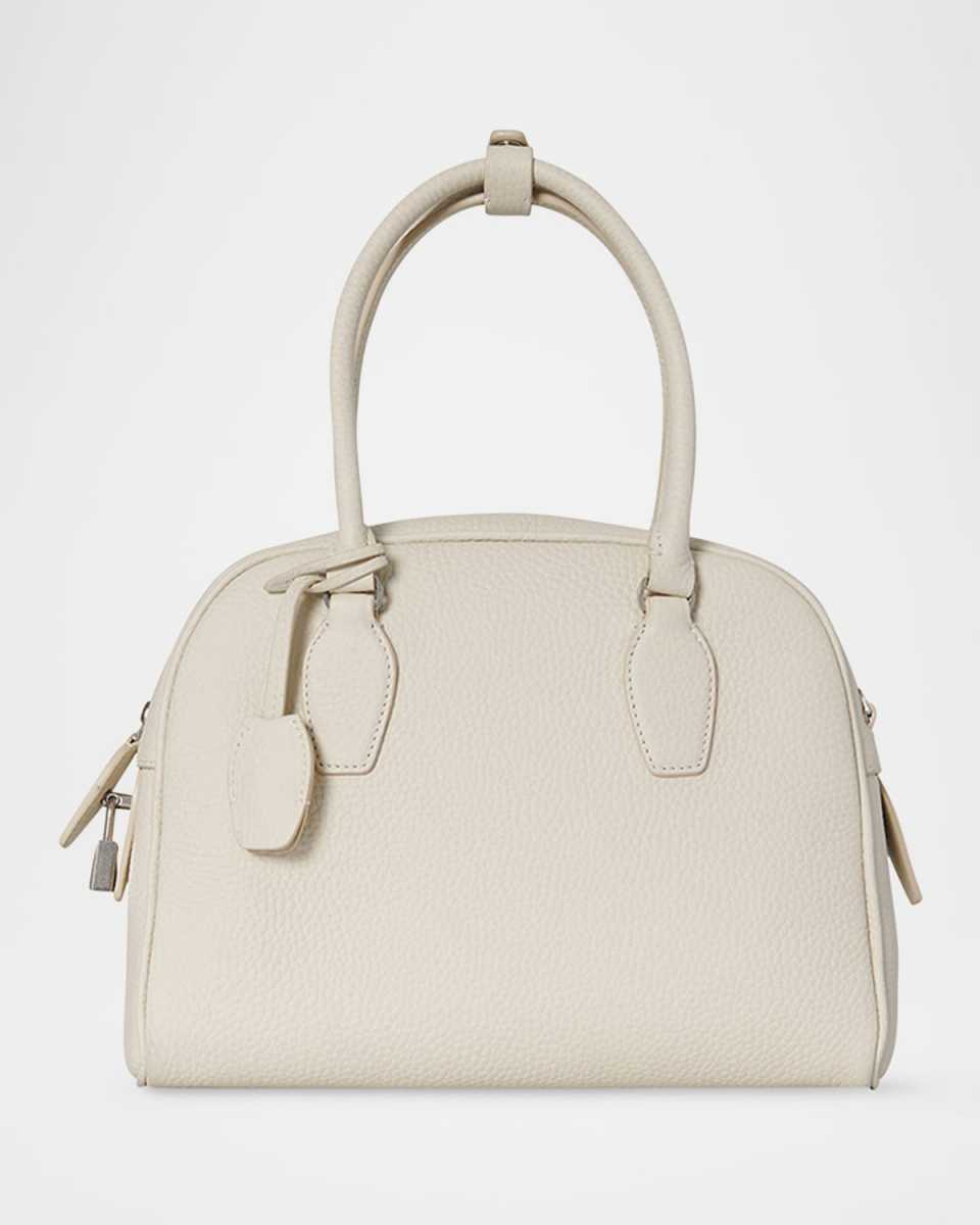 India Top-Handle Bag in Grain Leather